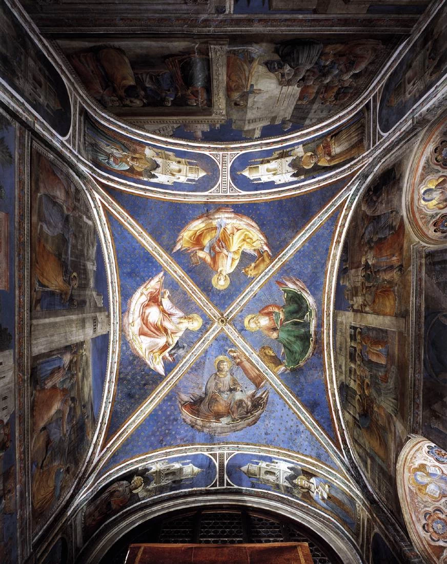 La volta della Cappella Niccolina, Palazzi Pontifici, Vatican
